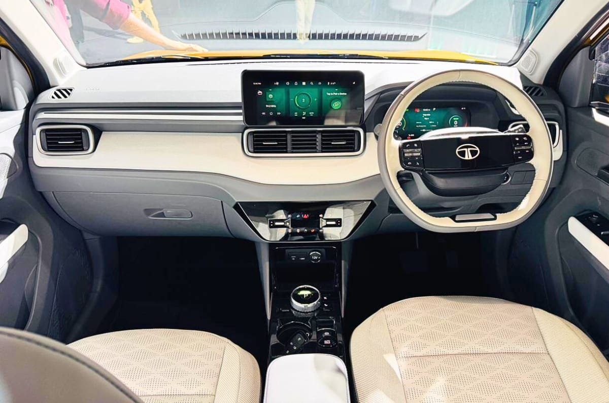Tata Punch.ev interior — Electric cabin